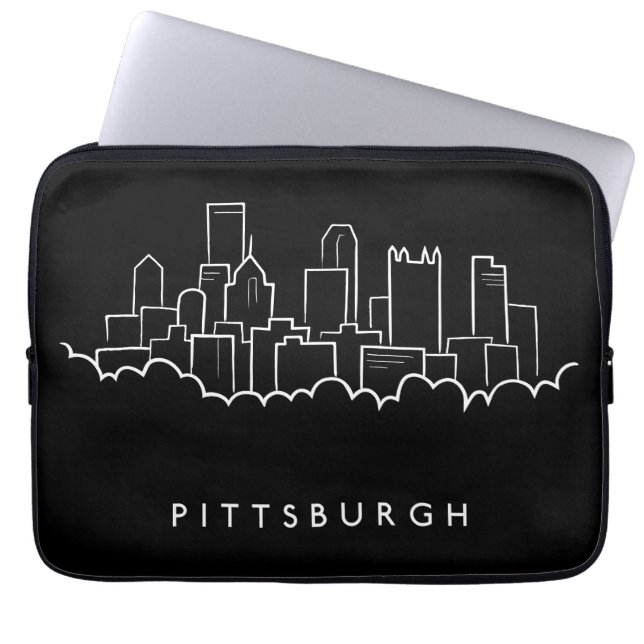 Housse Pour Ordinateur Portable Pittsburgh Pennsylvanie (Devant)