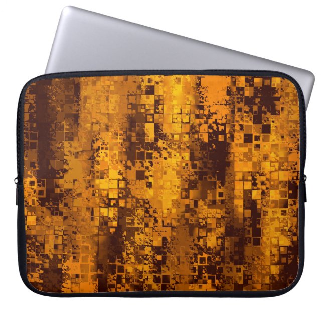 Housse Pour Ordinateur Portable Pixel d'artefact abstrait couleur (Devant)