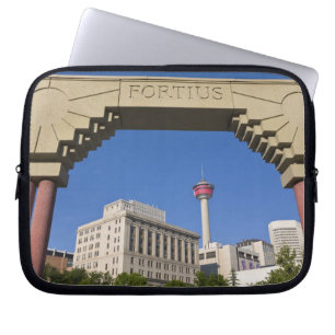 Housse Pour Ordinateur Portable Place olympique et tour de Calgary, Alberta, Canad
