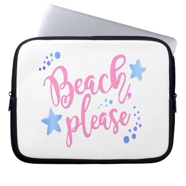 Housse Pour Ordinateur Portable plage (Devant)