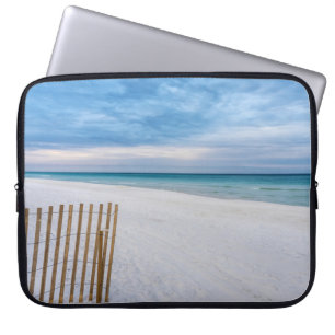 Housse Pour Ordinateur Portable Plage clôture matin Destin Floride Portable Sleeve