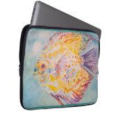 Housse Pour Ordinateur Portable Plage de mer Poisson aquarelle (Devant droit)