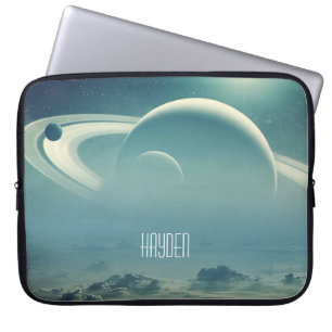 Housse Pour Ordinateur Portable Planètes Fantaisistes Paysage Spatial Personnalisé