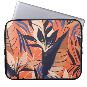 Housse Pour Ordinateur Portable Plantes de jungle exotique moderne motif d'illustr