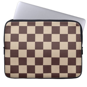 Housse Pour Ordinateur Portable Plateau de contrôle Brown café