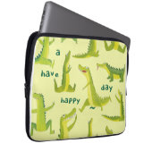 Housse Pour Ordinateur Portable Playful Dinosaurs Electronics Bag (Devant droit)