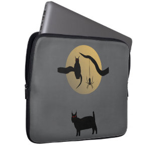 Housse pour ordinateur portable pleine lune hantée