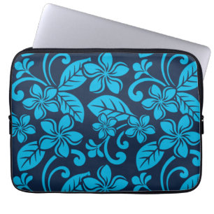 Housse Pour Ordinateur Portable PLUMÉRIE DE L'ÎLE (Bleu x 2)