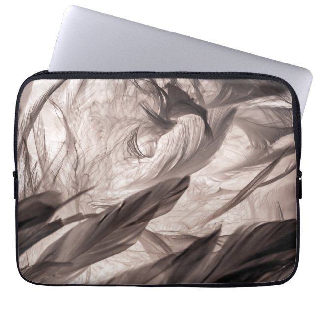 Housse Pour Ordinateur Portable Plumes (Devant)