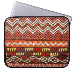 Housse Pour Ordinateur Portable Plus de 100 ans coloré artisanat thai par