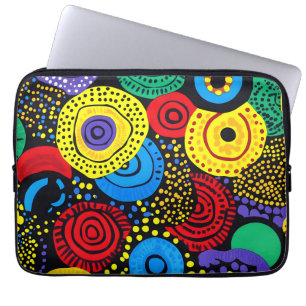 Housse Pour Ordinateur Portable Point Abstrait art 4
