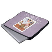 Housse Pour Ordinateur Portable Points Photo Cadrés Modernes (Devant bas)