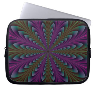 Housse Pour Ordinateur Portable Points Speed en mauve et vert manches d'ordinateur
