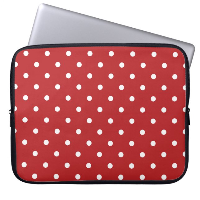 Housse Pour Ordinateur Portable Pois (Devant)