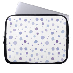 Housse Pour Ordinateur Portable pois peint à la main