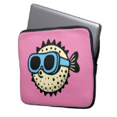 Housse Pour Ordinateur Portable Poisson (devant gauche)