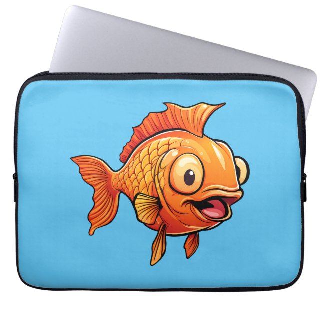 Housse Pour Ordinateur Portable Poisson d'or (Devant)