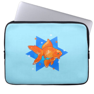 Housse Pour Ordinateur Portable Poisson rouge avec des étoiles
