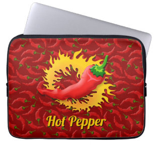 Housse Pour Ordinateur Portable Poivre avec tamis pour ordinateur portable flamme