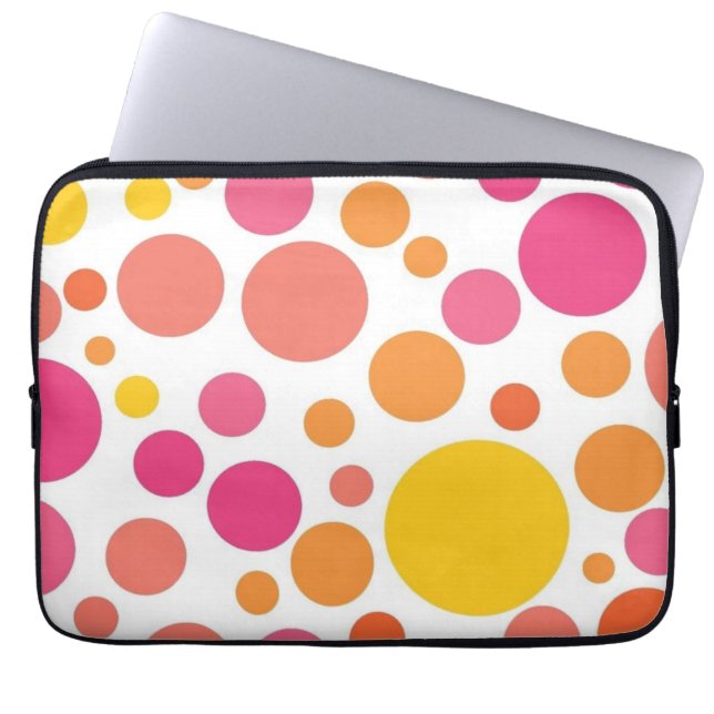Housse Pour Ordinateur Portable Polka dot (Devant)
