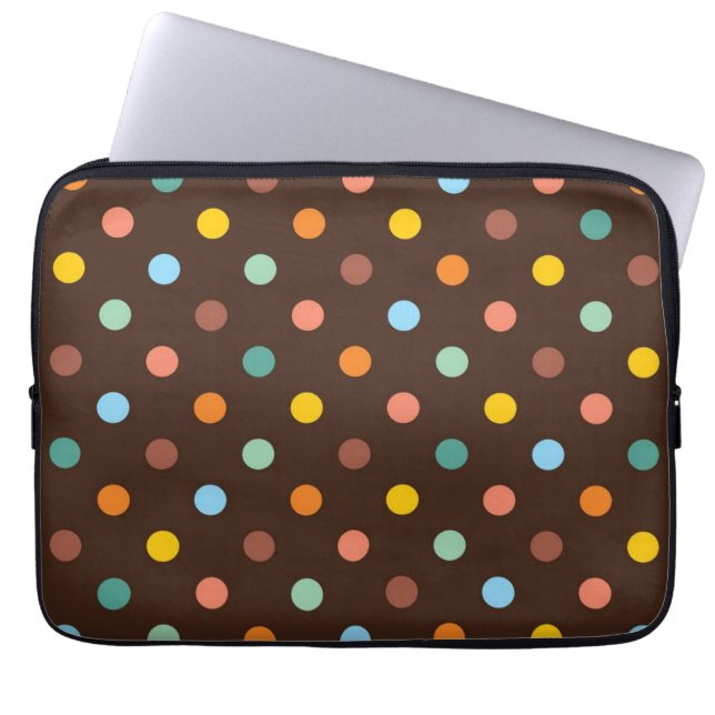 Housse Pour Ordinateur Portable Polka dot (Devant)