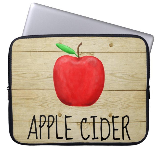 Housse Pour Ordinateur Portable Pomme rouge Cider (Devant)