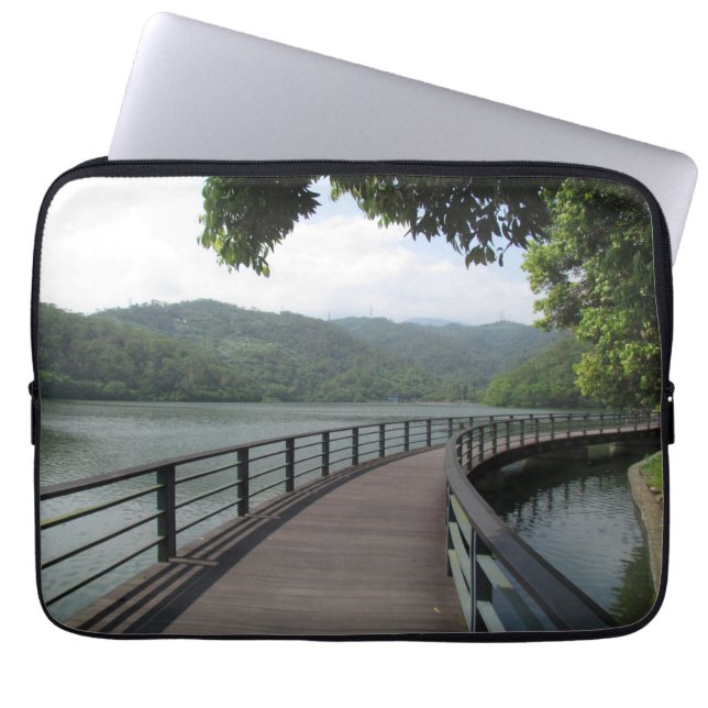 Housse Pour Ordinateur Portable Pont cyclable sur l'eau (Devant)