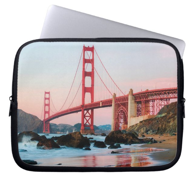 Housse Pour Ordinateur Portable Pont d'or (Devant)