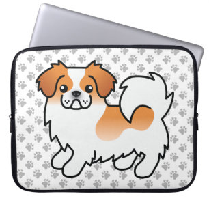 Housse Pour Ordinateur Portable Pont rouge Espagnol Tibétain Espagnol mignon Chien