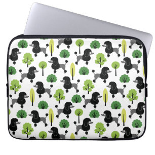 Housse Pour Ordinateur Portable Poodle dans le parc