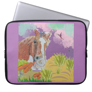 Housse Pour Ordinateur Portable Poppy sourit