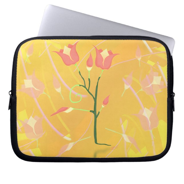 Housse Pour Ordinateur Portable Poppy turc (Devant)