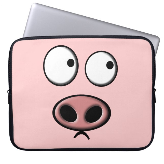 Housse Pour Ordinateur Portable Porc (Devant)