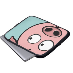 Housse Pour Ordinateur Portable Porc curieux