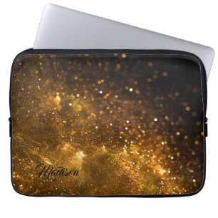Housse Pour Ordinateur Portable Portable de Parties scintillant de nom personnalis