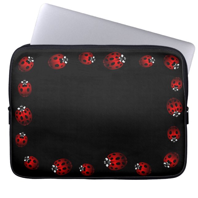 Housse Pour Ordinateur Portable Portable Ladybug Sleeve Ladybird Tablet Coques (Devant)