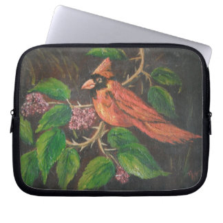Housse Pour Ordinateur Portable Portable Manche Ann Hayes Peinture Cardinal