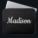 Housse Pour Ordinateur Portable Portable noir<br><div class="desc">Quelque chose pour tout le monde offre customisé manche portable personnalisée. Cette pochette d'ordinateur portable au design unique est attrayante et attrayante. Pendant que vous êtes déjà ici, vous pouvez vouloir voir d’autres articles connexes de salle de bain tels que les rideaux de douche, les distributeurs de savon, les nattes,...</div>