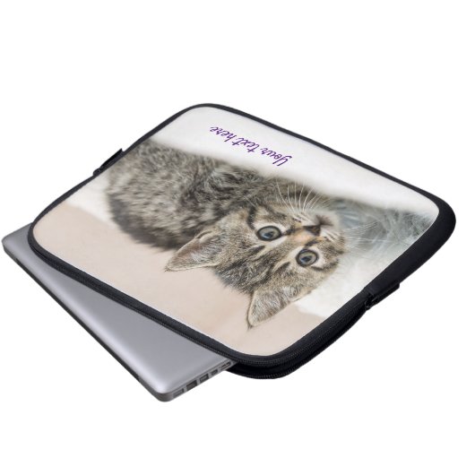 Housse Pour Ordinateur Portable Portable photo personnalisée Cute Pat (Devant bas)