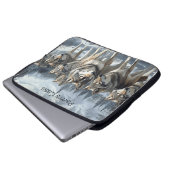 Housse Pour Ordinateur Portable Portable Wolf Pack personnalisable (Devant bas)