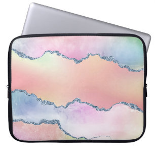 Housse Pour Ordinateur Portable Porte de pêche Jolie aquarelle holographique Omb