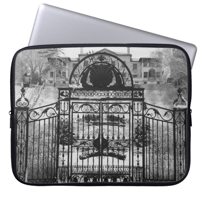 Housse Pour Ordinateur Portable Porte d'hiver (Devant)