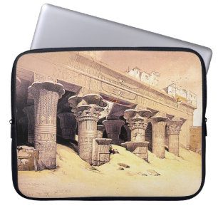 Housse Pour Ordinateur Portable Portico du Temple d'Edfou Roberts/Haghe Art