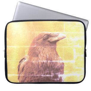 Housse Pour Ordinateur Portable Portrait de Grand Corbeau
