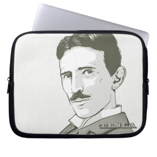 Housse Pour Ordinateur Portable Portrait de Nikola Tesla