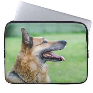 Housse Pour Ordinateur Portable Portrait latéral du berger allemand