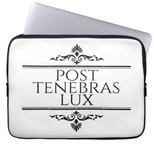 Housse Pour Ordinateur Portable Post Tenebras Lux