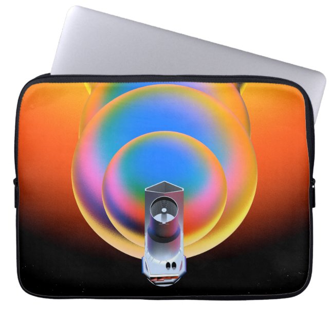 Housse Pour Ordinateur Portable Poster du télescope Spitzer. (Devant)