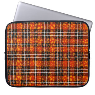 Housse Pour Ordinateur Portable Pots animaux Plaid Mix Motif Art.