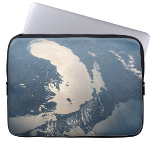Housse Pour Ordinateur Portable Poutres Sunglint Au Bord Du Lac Michigan